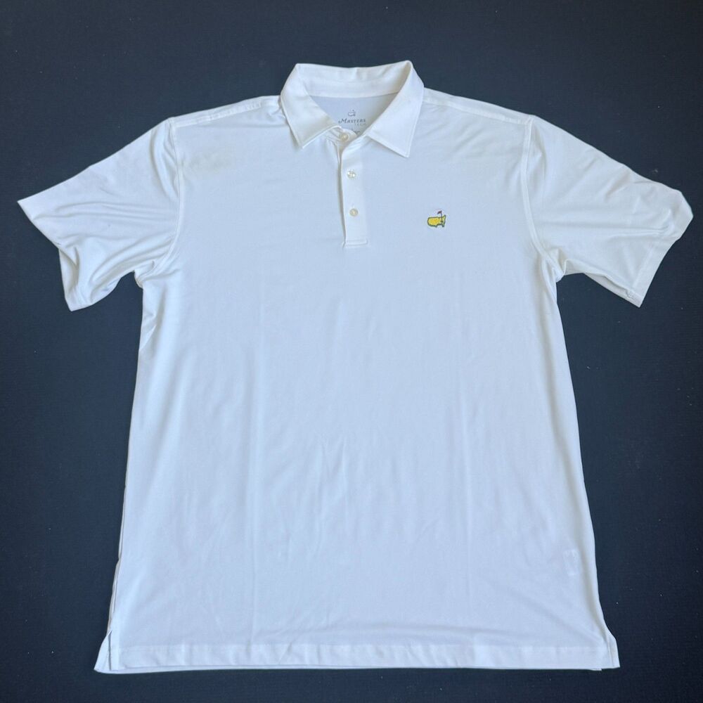 Masters Tech Augusta National Golf Polo Men’s Large White